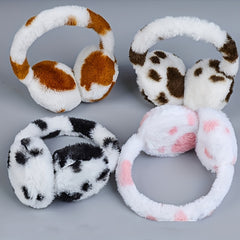 Women's Foldable Ear Warmers Winter Thickened Windproof Ear Covers