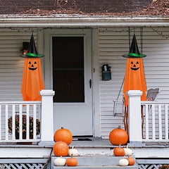 1pc Halloween Hanging Pumpkin Ghost Decor Outdoor