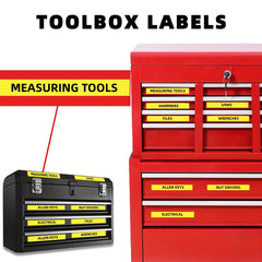 22pcs Toolbox Organization Stickers Label Reminder Tips