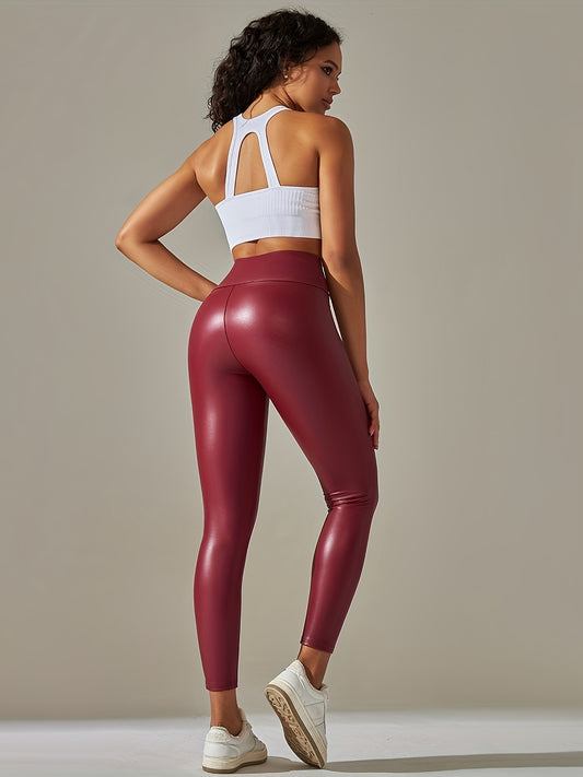 High Waist Yoga Leggings Running Sports Tight Pants Women's Activewear