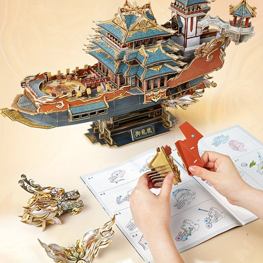 3D Paper Model Jigsaw Puzzle DIY Home Decoration Gift