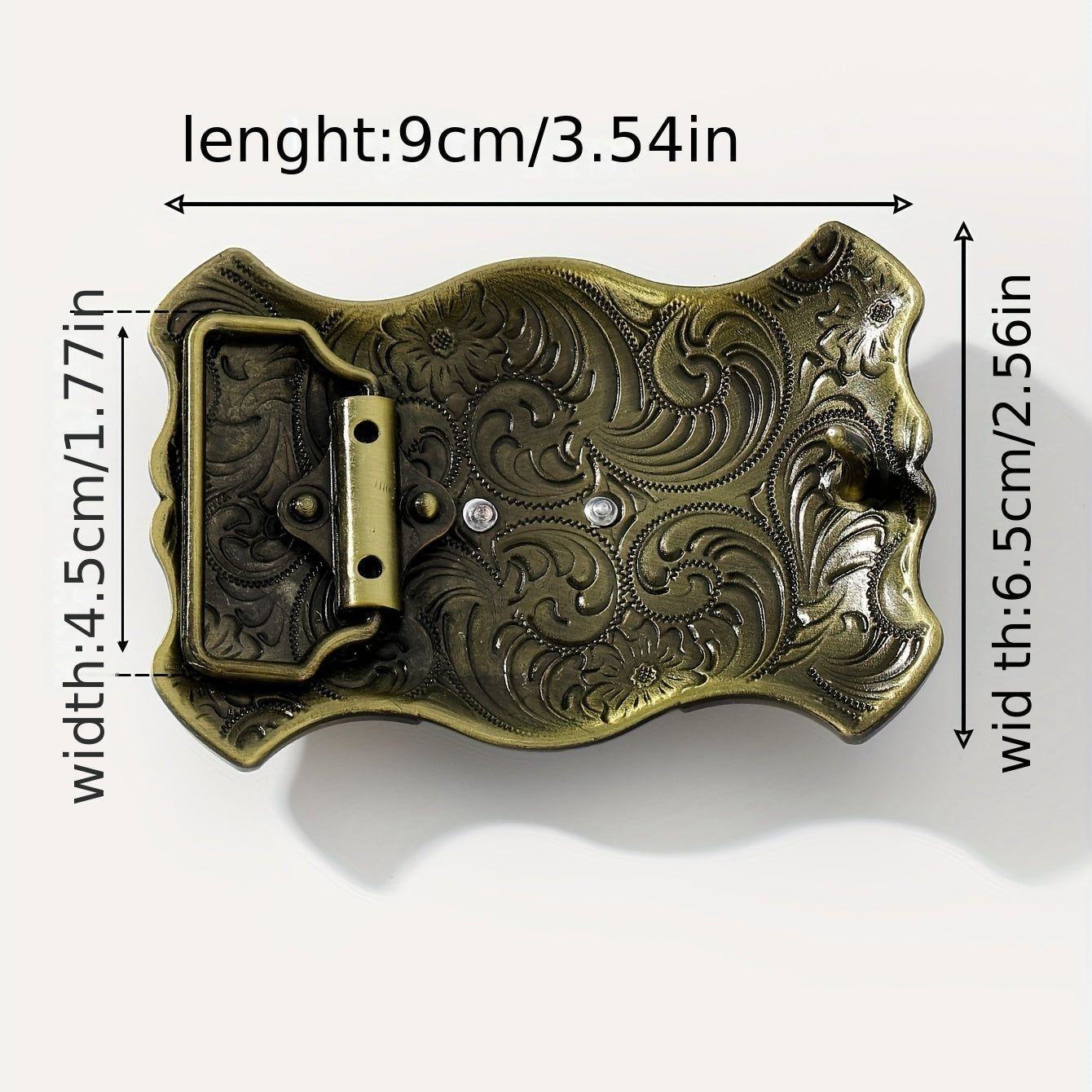 Vintage Western Bull Head Belt Buckle for Women & Men