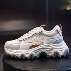 Women's Mesh Breathable Chunky Sneakers Comfortable Thick Bottom Non Slip