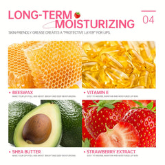 Strawberry Taste Waterproof Lip Balm 1.7g