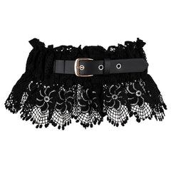 Wide Elastic Lace Belt Ladies Skirt Waist Shirt Decor