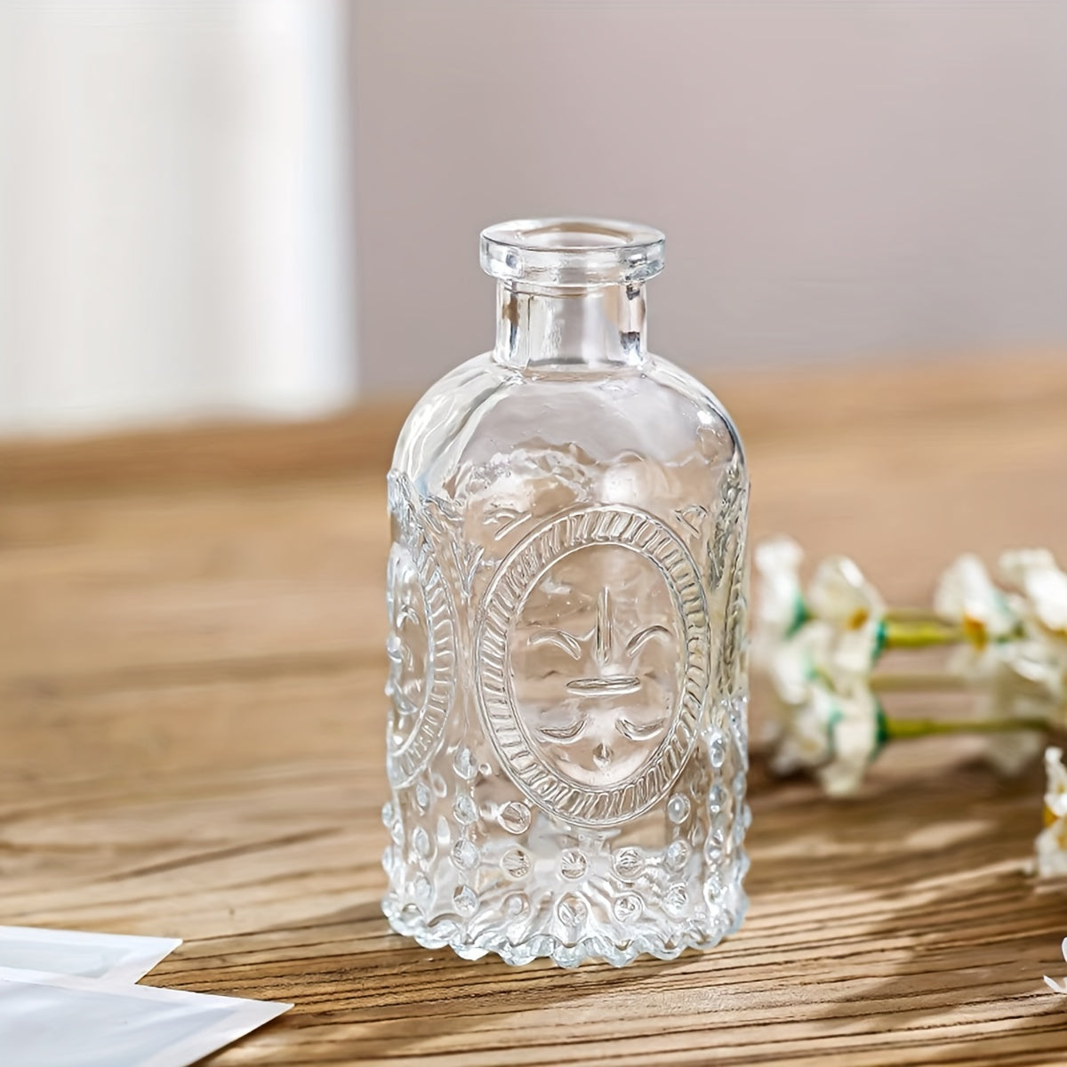 1pc Glass Bottle 8 5oz Small Glass Jar Medicine Bottle Mini Bottle With Cork