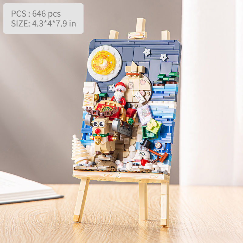 Building Blocks Sleigh Christmas Tree Decoration
