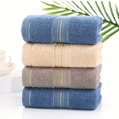 1pc Striped Hand Towel Cotton Soft Skin friendly Face Towel