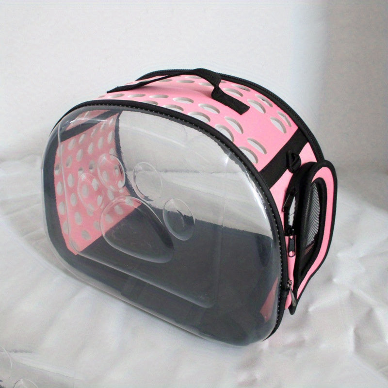 Pet Carrier Bag For Dog And Cat Transparent Portable Puppy Travel Bag