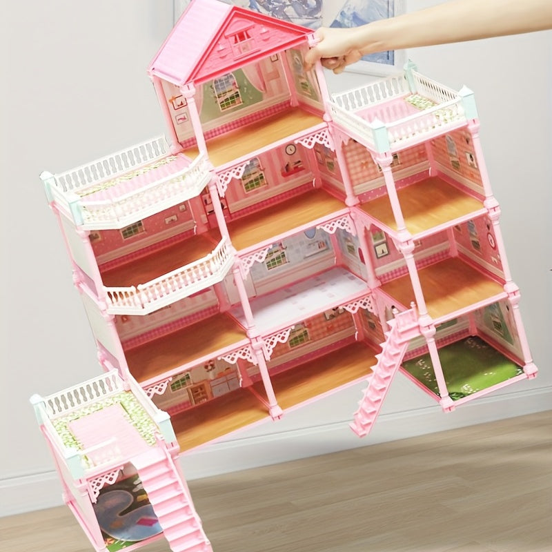 Kids Play House DIY Princess Castle Villa Gift