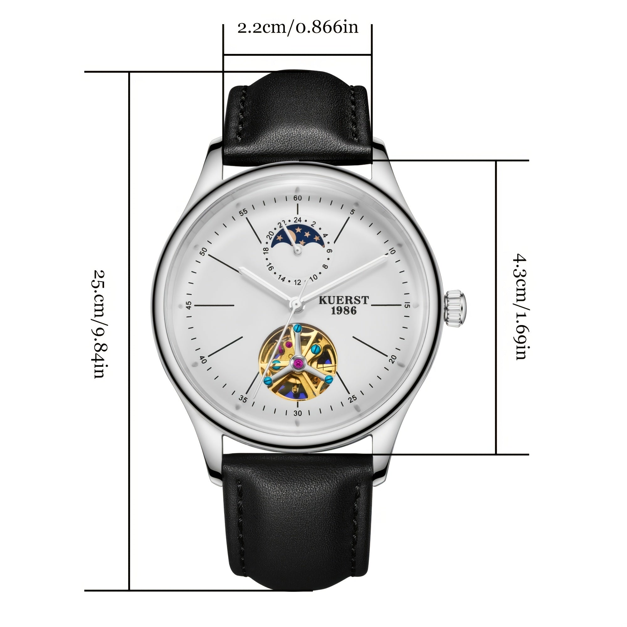 KUERST Flywheel Automatic Mechanical Watch
