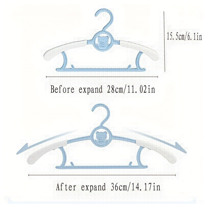 5pcs Retractable Non-slip Drying Rack for Newborn Babies