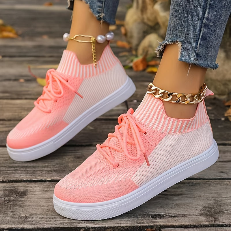 Breathable Flying Woven Shoes Lightweight Casual Running Sneakers