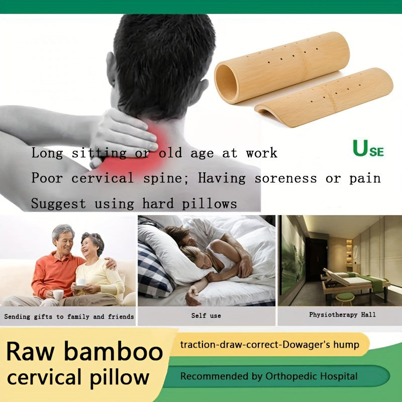 Bamboo Cervical Pillow Traction Stretch Pillow