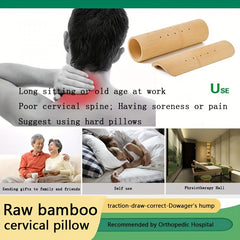 Bamboo Cervical Pillow Traction Stretch Pillow