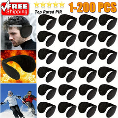 200PCS Winter Windproof Ear Muffs Fleece Ear Warmers Behind The Head Band