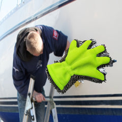 Microfiber Car Cleaning Gloves Soft Absorbent Brush for Washing Drying Cars Moto