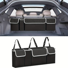 Car Trunk Storage Bag with 4 Pockets