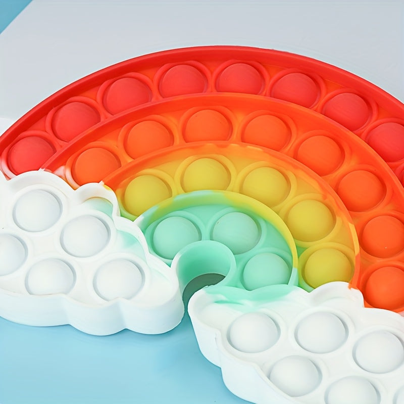 Colorful Cloud Bubble Squeeze Finger Toy