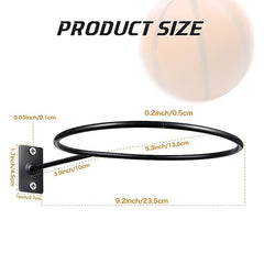 Wall Mounted Ball Storage Rack Display Stand for Sports Balls