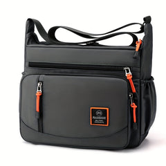 Casual Men's Large Shoulder Bag for Cycling & Hiking