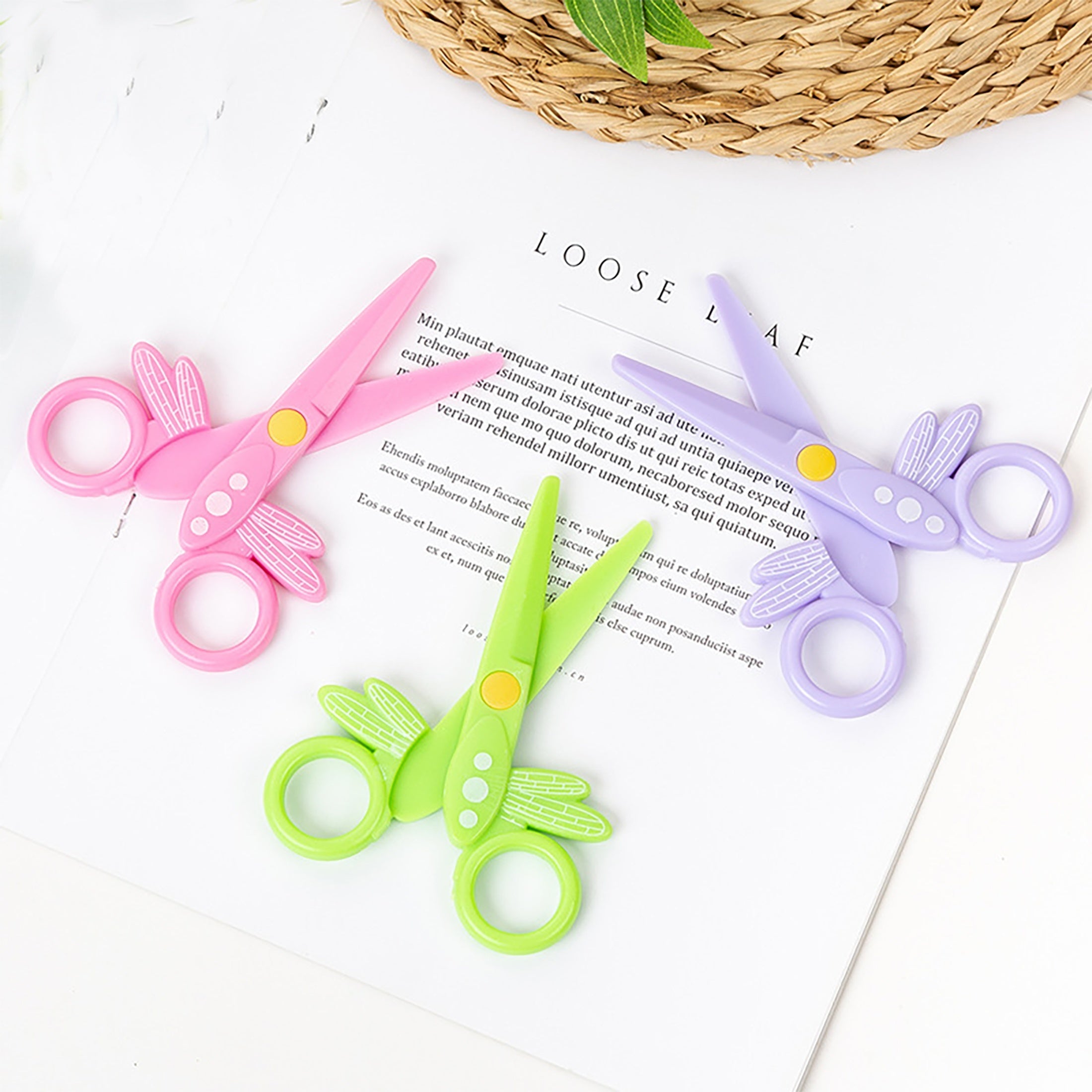 Dragonfly Shaped Toddler Scissors