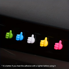 10pcs Non Marking Rubber Thumb Hooks for Automotive, Kitchen, Bath