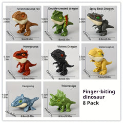 Dino Finger Biting Toy Set for Kids