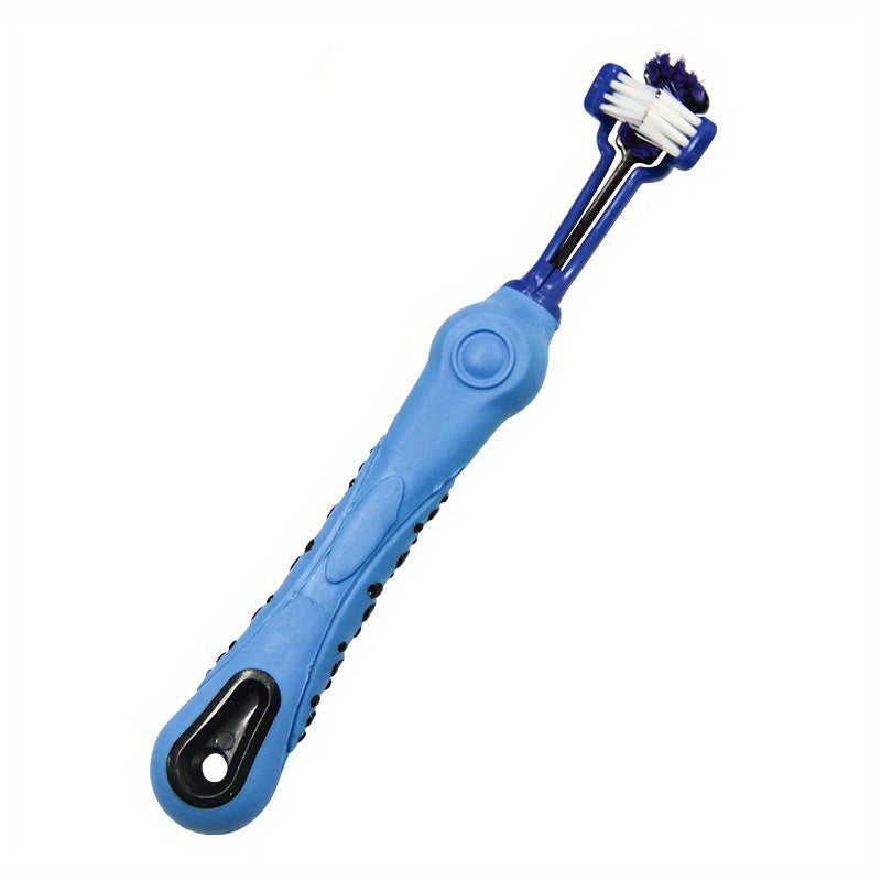 3 Sided Pet Toothbrush for Dog and Cat Teeth Cleaning