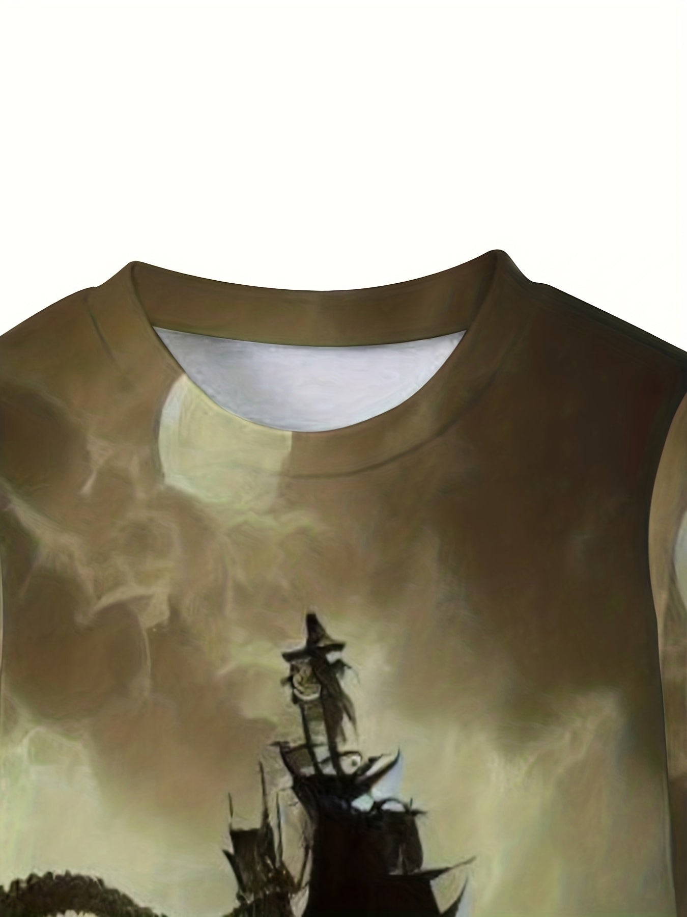 3D Sailboat Outdoor Long Sleeve T-shirt for Kids