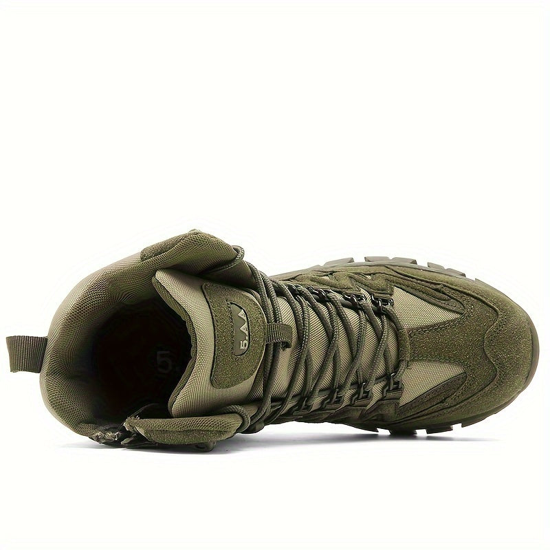 Men's High Top Hiking Shoes Non Slip Thermal Boots