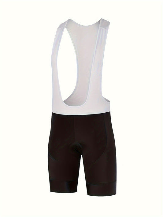 Stretchy Splicing Bib Pants for Cycling Outdoor Sports