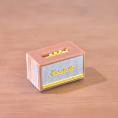 Mini Retro Speaker & Magnetic Chess Set 1/6 Scale - Gift & Dollhouse Accessory