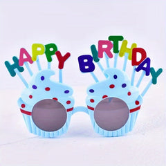 Funny Cupcake Sunglasses for Kids Party Photo Booth Props