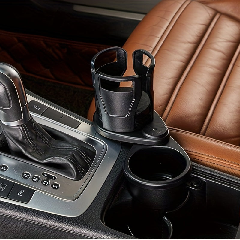 Car Cup Holder Extender Auto 2 In 1 Cup Holder Automobile 360 Degree Rotation