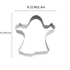 7pcs Halloween Cookie Cutters Stainless Steel Candy Mold Pumpkin Witch Molds