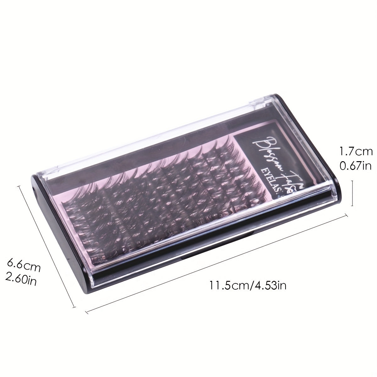 48 Pcs Cluster Style Individual Cluster Lashes DIY Eyelash Extension Kit