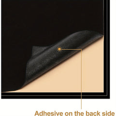 3pcs Peel and Stick Felt Board Adhesive Backing Self Adhesive Flocking Cloth