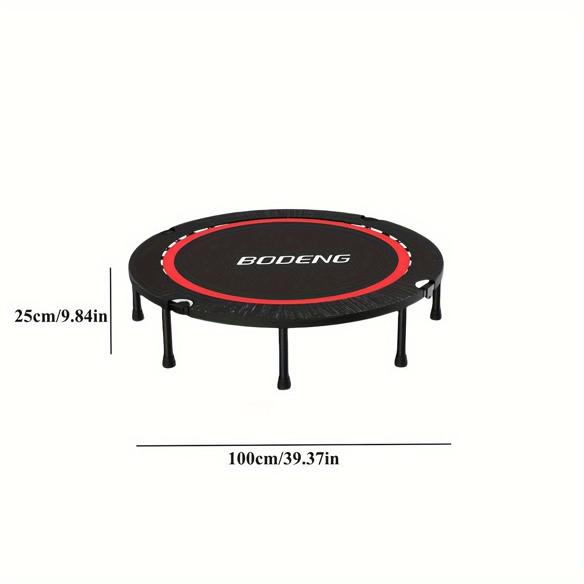 Foldable Trampoline Indoor Bounce Bed For Gym & Home 40inch