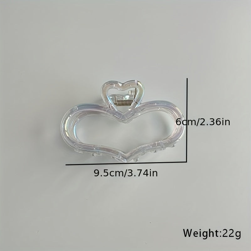 Geometric Hair Claw Clips Bowknot Heart Shaped Hair Pins