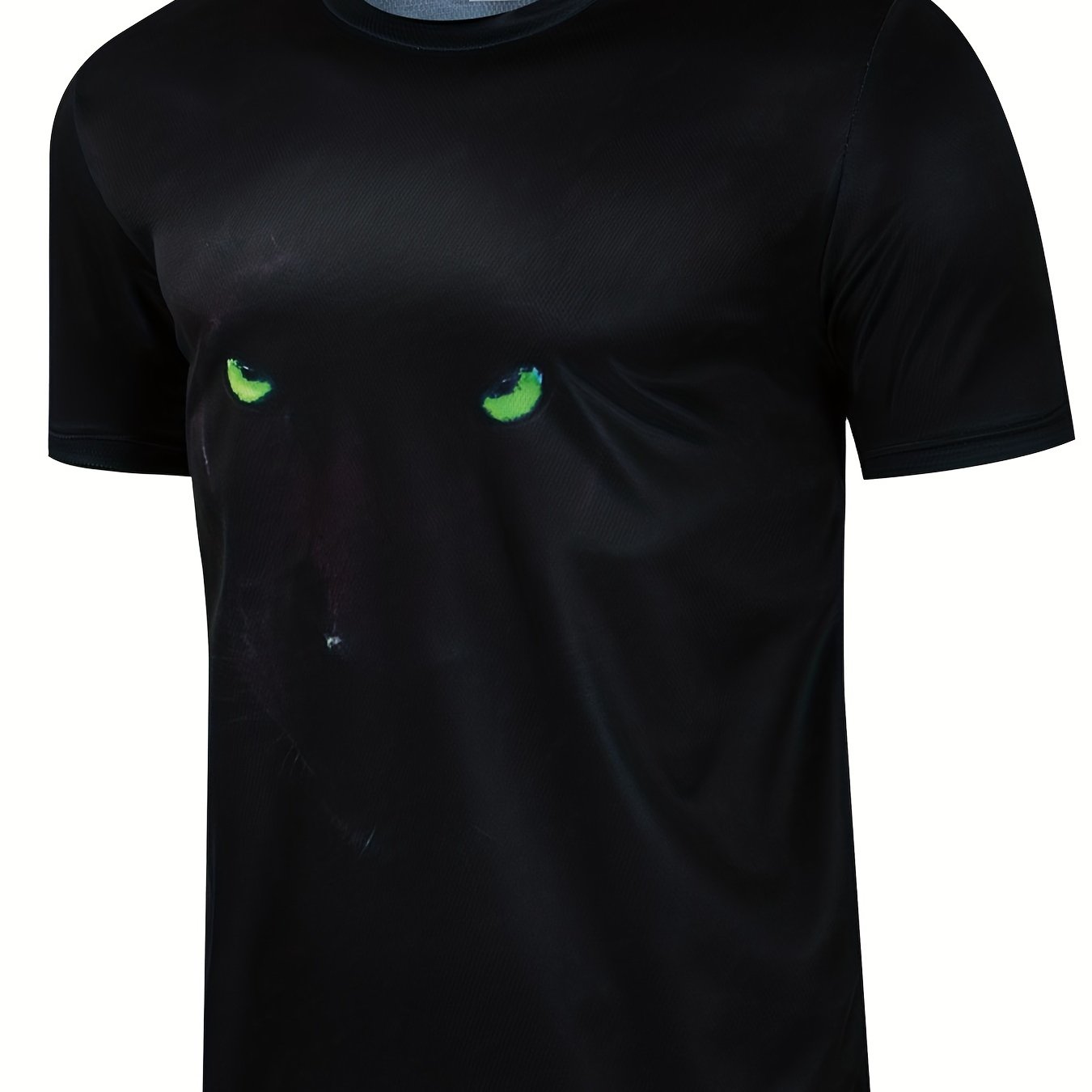 Men's Leopard Graphic T Shirt 3D Print Breathable Summer Outdoors