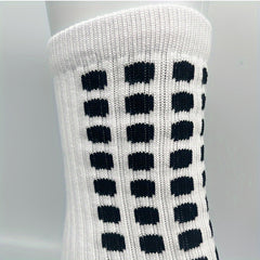 Men's Non-Slip Crew Sport Socks with Gripper