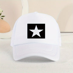 Sunshade Breathable Mesh Five-pointed Star Baseball Cap for Kids