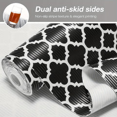 Non Adhesive Kitchen Shelf Liner Roll Double Sided Non Slip Decorative Mat