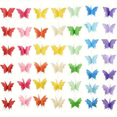 3pcs Large 3D Butterfly Pull Flower Wedding Birthday Party Decoration