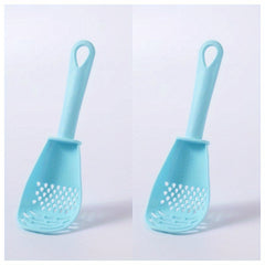 2pcs Cooking Spoon Colander Strainer for Draining Mashing