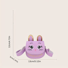 Girls Cat Mini Satchel with Ears Crossbody Bag