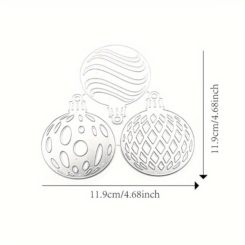 1pc Metal Cutting Dies Stencils DIY Scrapbook Christmas Ball Card Making