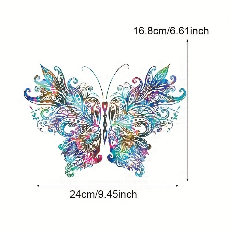 4pcs Butterfly Iron on Heat Transfer Patches DIY Clothing T Shirt Denim Jacket