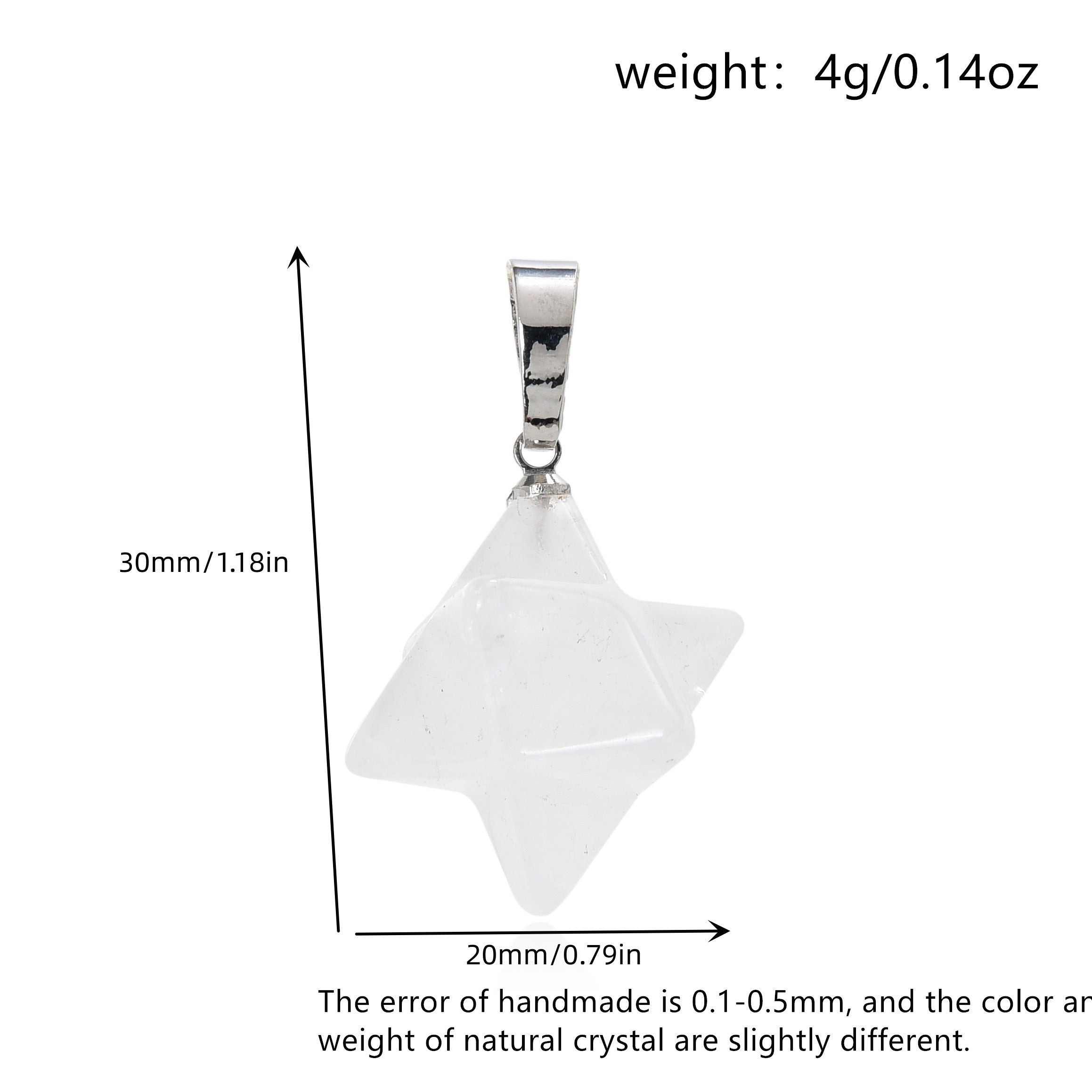 1pc Natural Crystal Pendant Amethyst Lapis Lazuli for Jewelry DIY